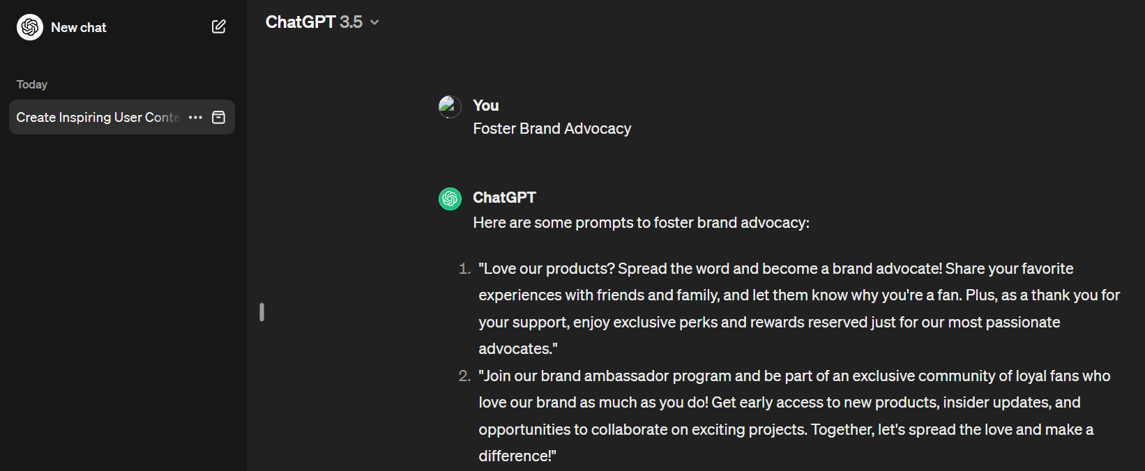 Foster Brand Advocacy